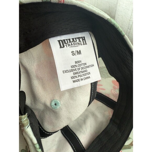 Duluth Women’s S/M Floral Hat 100% Cotton Adjustable Colorful Hat - Picture 5 of 5